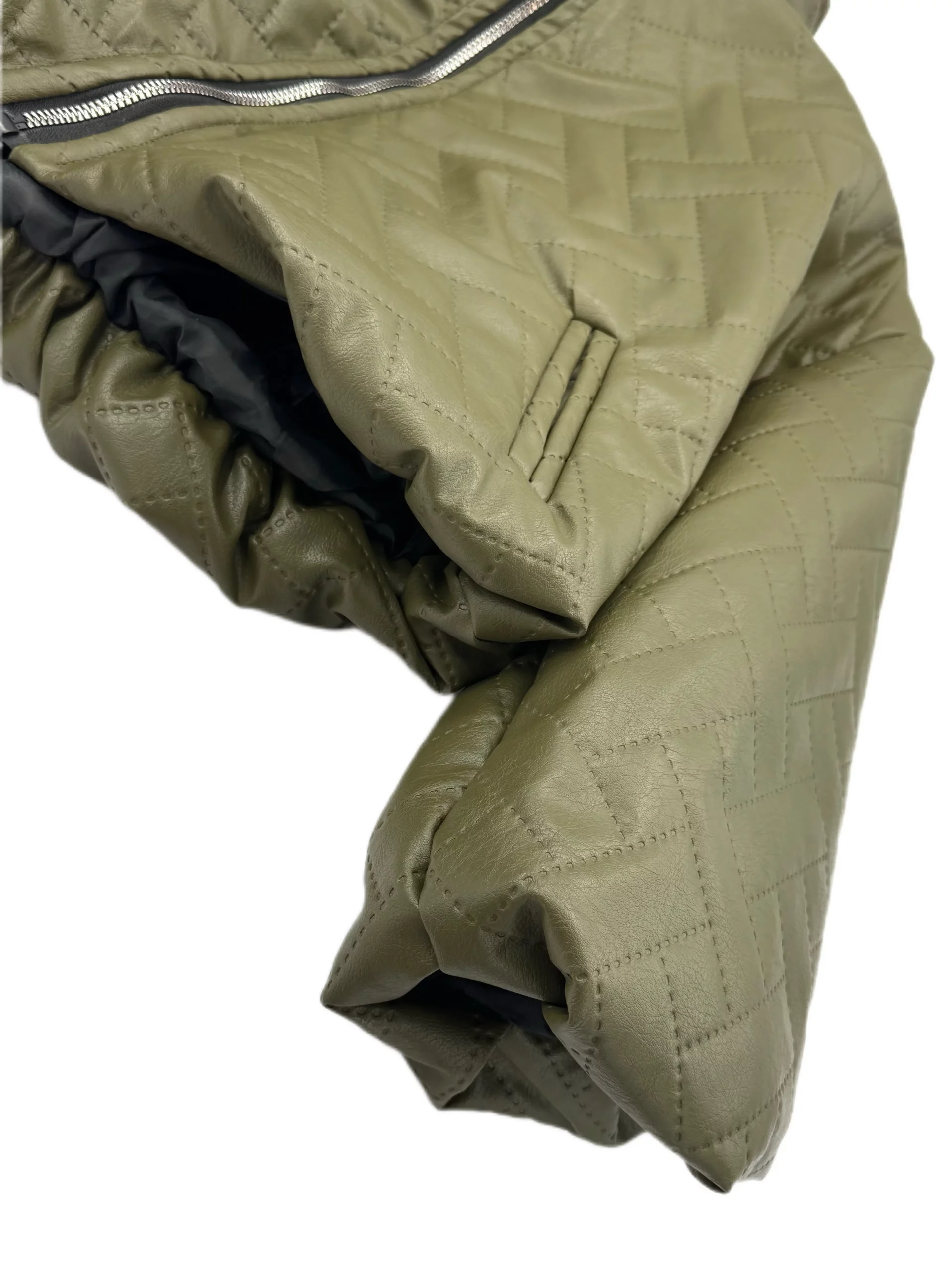 کاپشن چرم زنانه آستر دار | کد326570 ( ارسال رايگان ) - Image 4