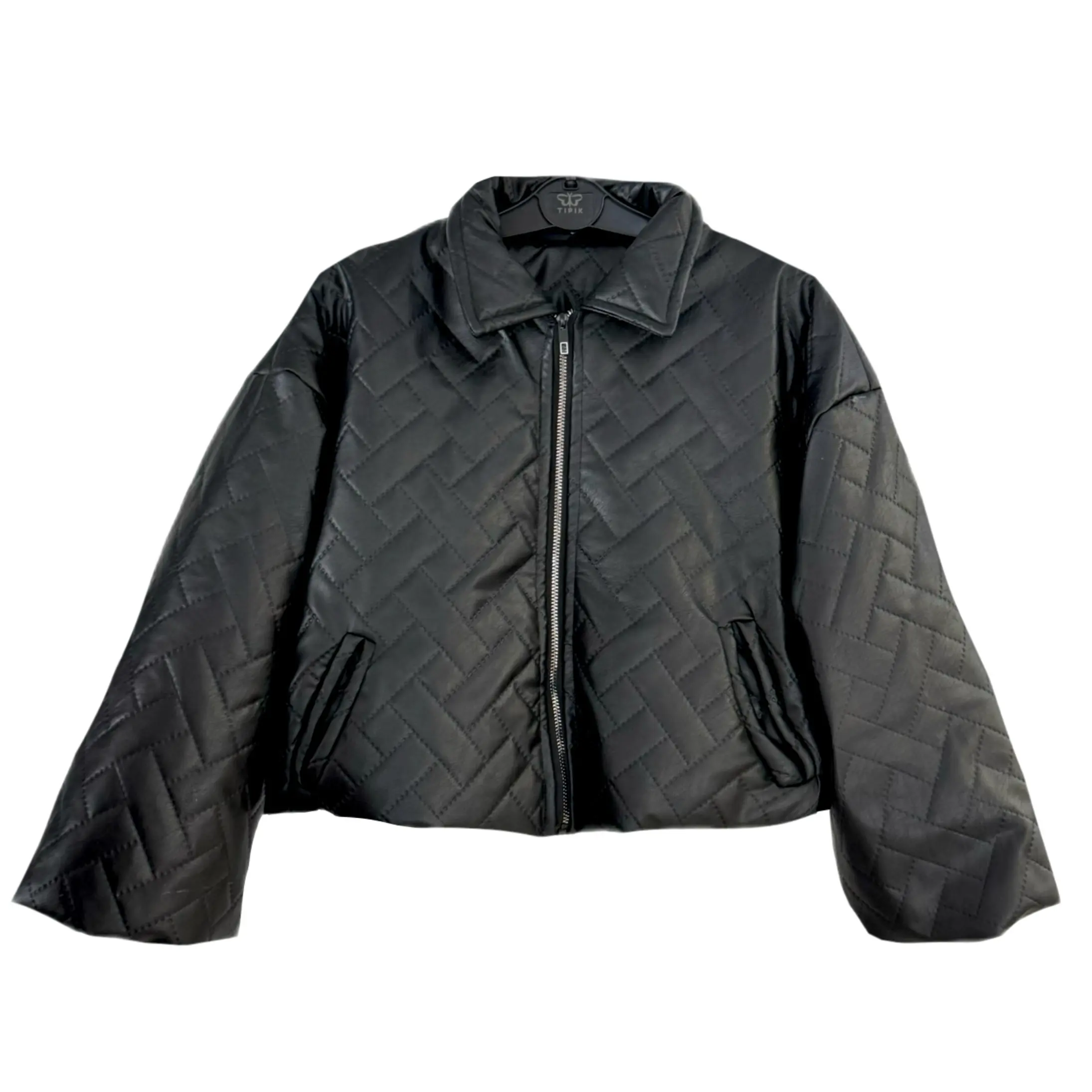 کاپشن چرم زنانه آستر دار | کد326570 ( ارسال رايگان ) - Image 3