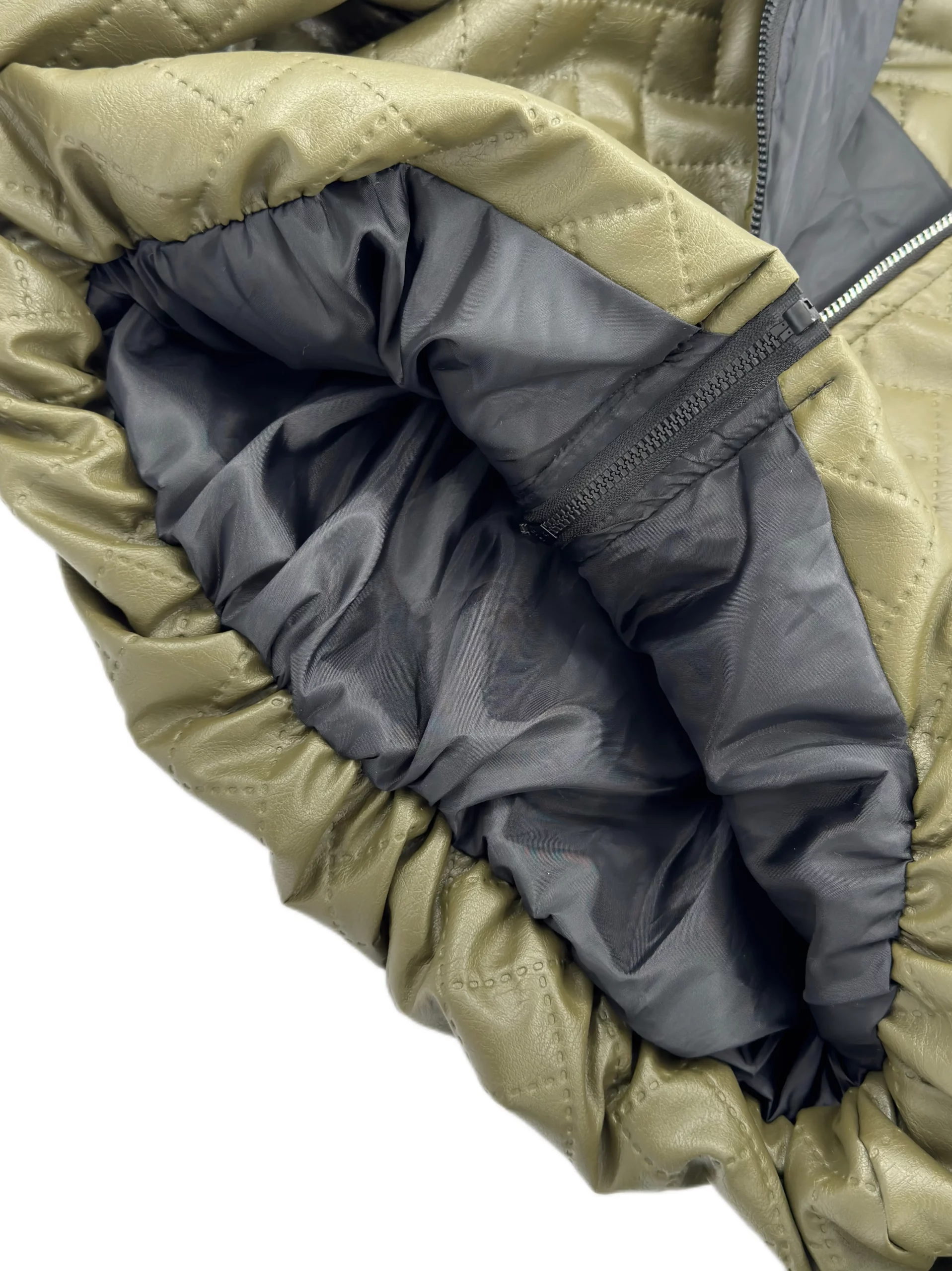 کاپشن چرم زنانه آستر دار | کد326570 ( ارسال رايگان ) - Image 5