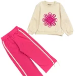 ست دخترانه گلدوزی