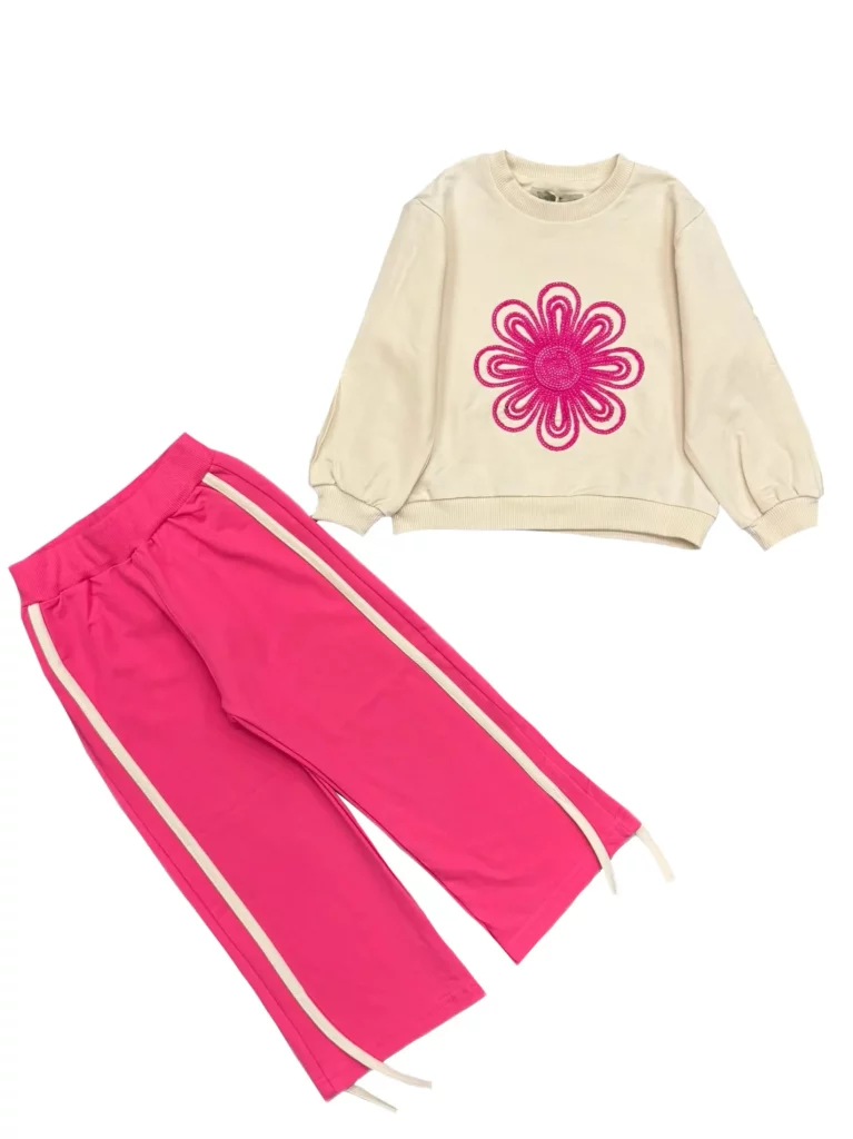 ست دخترانه گلدوزی