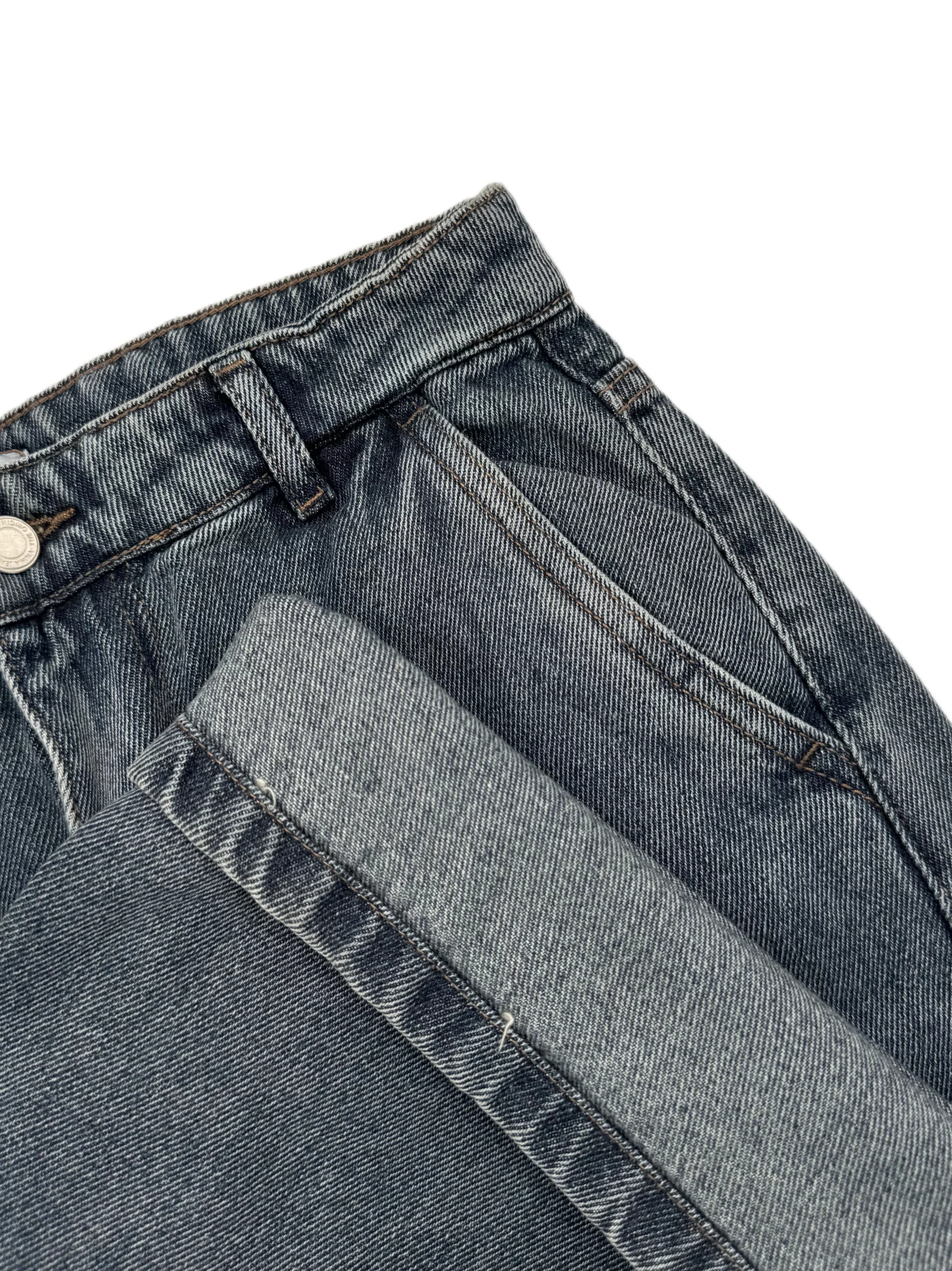 شلوار جين زنانه شورت بگ كثيف شور ال وي ترك| کد128360 - Image 2