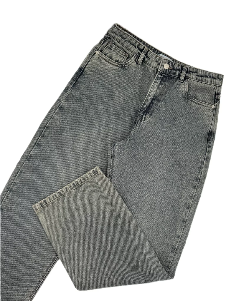 شلوار جین زنانه نيم بگ