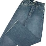 شلوار جین بگ زنانه پارچه ال وی ترک