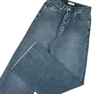 شلوار جین بگ زنانه پارچه ال وی ترک