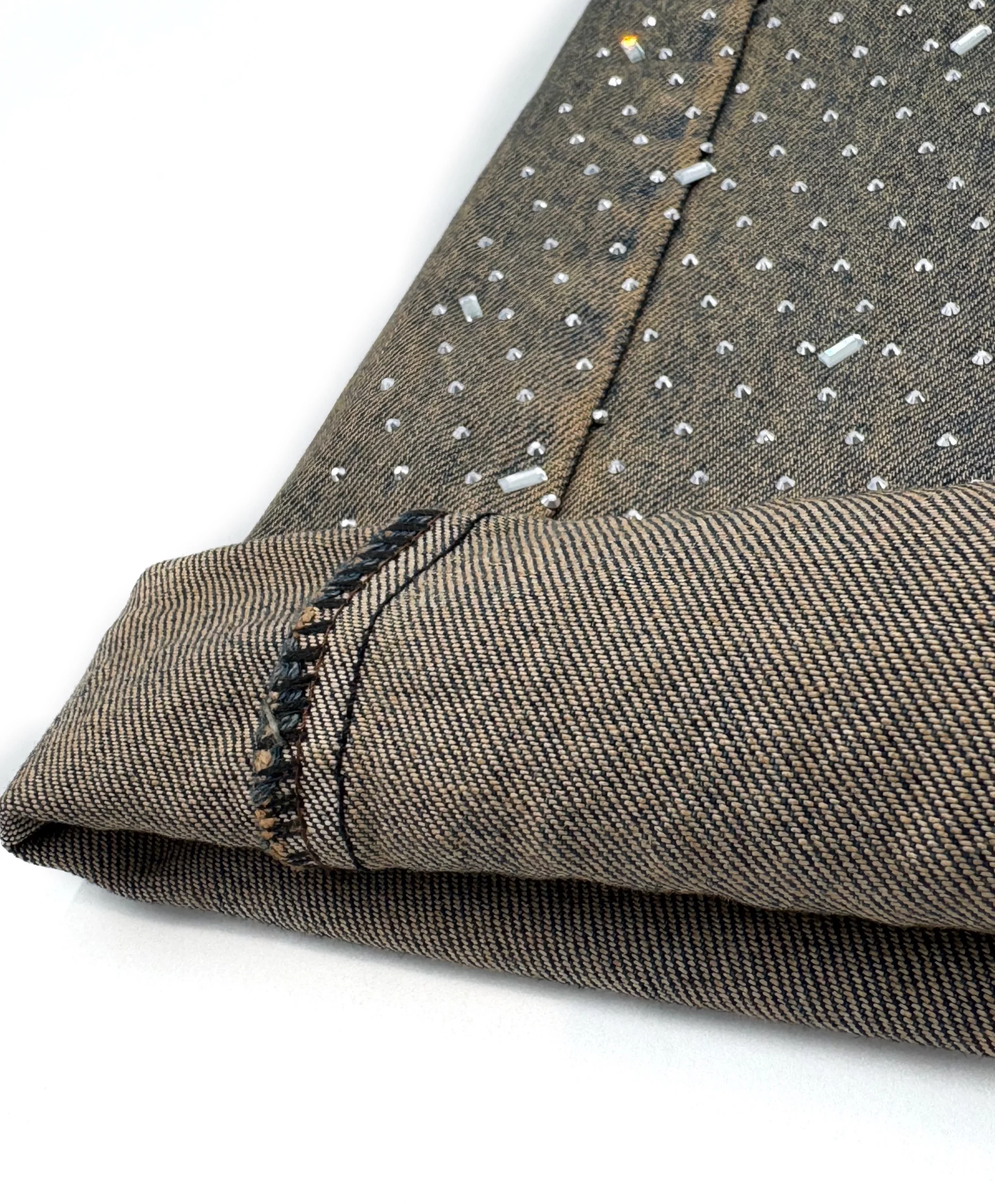 شلوار جين بچگانه شافل بگ نگینی | كد8380 (ارسال رايگان) - Image 4