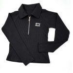 بلوز زنانه نیم زیپ میو میو