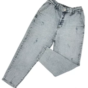 شلوار جين زنانه مام فيت يخي