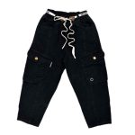 شلوار کارگو پسرانه کتان