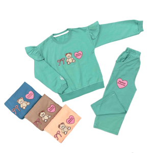 ست دورس و شلوار دخترانه تدی