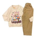 ست دورس شلوار دخترانه لبوبو