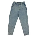 شلوار جین زنانه مام فیت یخی