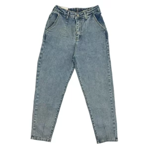 شلوار جین زنانه مام فیت یخی