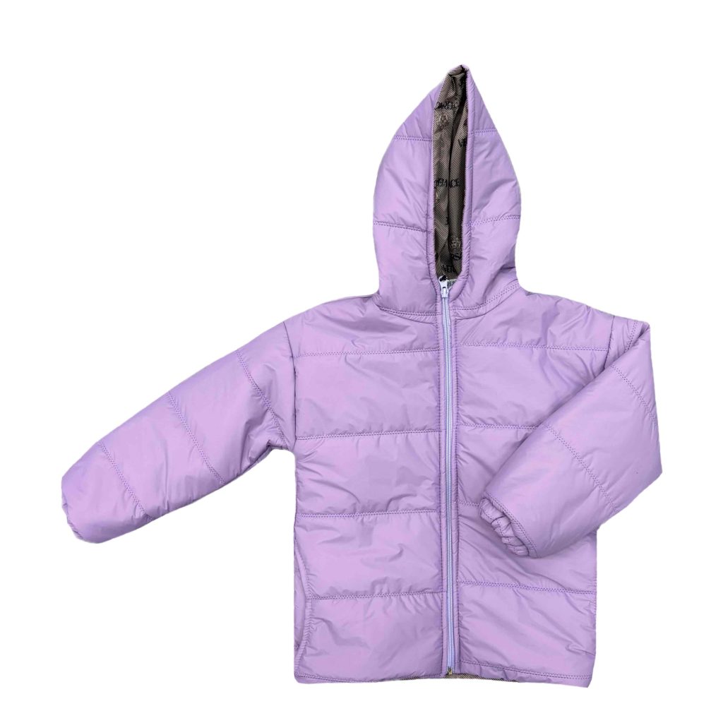 کاپشن دخترانه اسپرت بنفش