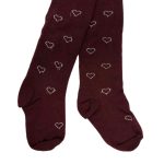 جوراب شلواری دخترانه زرشکی