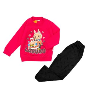 ست دورس شلوار دخترانه لبوبو