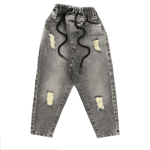 شلوار جین بچگانه اسپرت زاپ‌دار