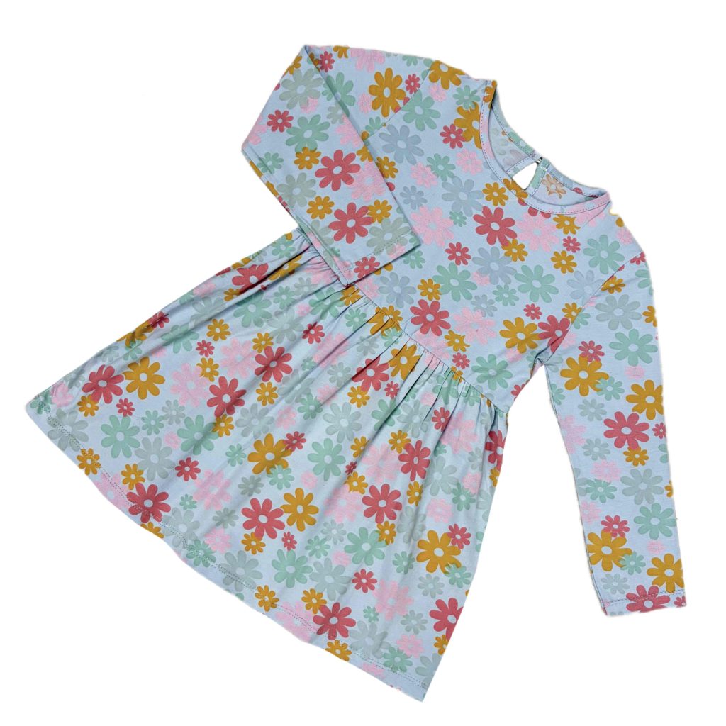 سارافون دخترانه گل گلی