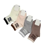 پک 3 عددی جوراب دخترانه miu miu | كد 8443 (ارسال رايگان) - Image 2