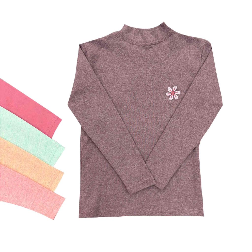 بلوز یقه اسکی دخترانه