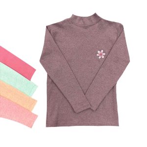 بلوز یقه اسکی دخترانه