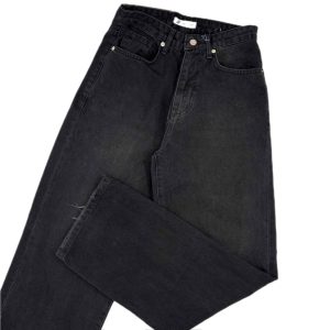 شلوار جین زنانه بگ پارچه ال وی ترک|