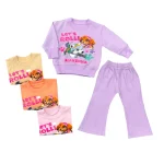 ست دورس و شلوار نوزادي طرح سگ