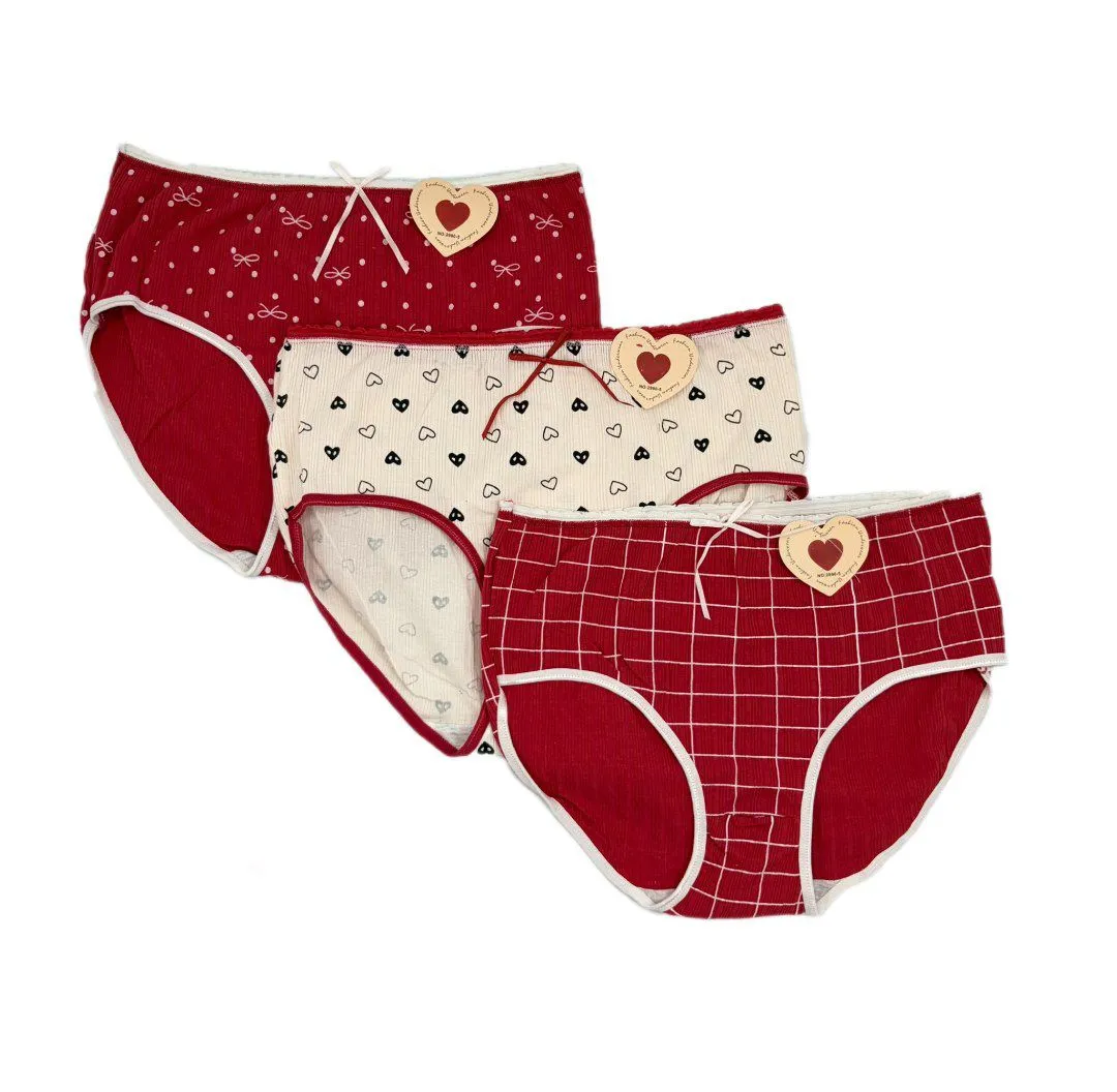 -2147483648_-210410 پک 3 عددی شورت زنانه طرح love