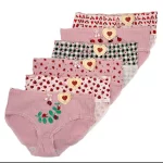 پک 3 عددی شورت زنانه عروسکی طرح کفشدوزک