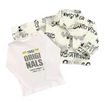 دو تیکه کت کتان و بلوز پسرانه | کد 4419 (ارسال رایگان) - Image 2