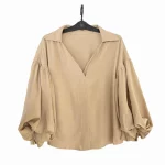 شومیز زنانه عروسکی آستین پفی