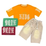 ست تیشرت و شلوارک پسرانه کتان     |  کد 1082  (ارسال رایگان) - Image 2