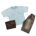 ست تیشرت و شلوارک پسرانه سنگشور | کد 8791(ارسال رایگان) - Image 2