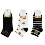 پک 3 عددی جوراب چاپ دار تدی