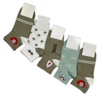 پک 3 عددی جوراب چاپ دار زنانه