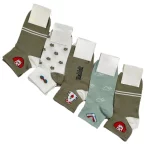 پک 3 عددی جوراب چاپ دار زنانه