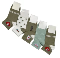 پک 3 عددی جوراب چاپ دار زنانه