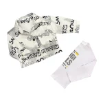 دو تیکه کت کتان و بلوز پسرانه | کد 4419 (ارسال رایگان) - Image 4