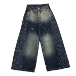 شلوار جین دخترانه.بگ کنار نگین