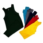 رکابی مردانه تنگ تاپ یقه خشتی