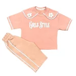 ست تیشرت و شلوارک دخترانه girls style | کد 4270(ارسال رایگان) - Image 2