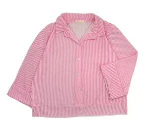 شومیز زنانه کراپ راه راه