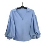 شومیز زنانه عروسکی آستین پفی