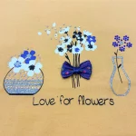 ست تیشرت و شلوار دخترانه flowers| کد 132010 /131900(ارسال رایگان) - Image 3