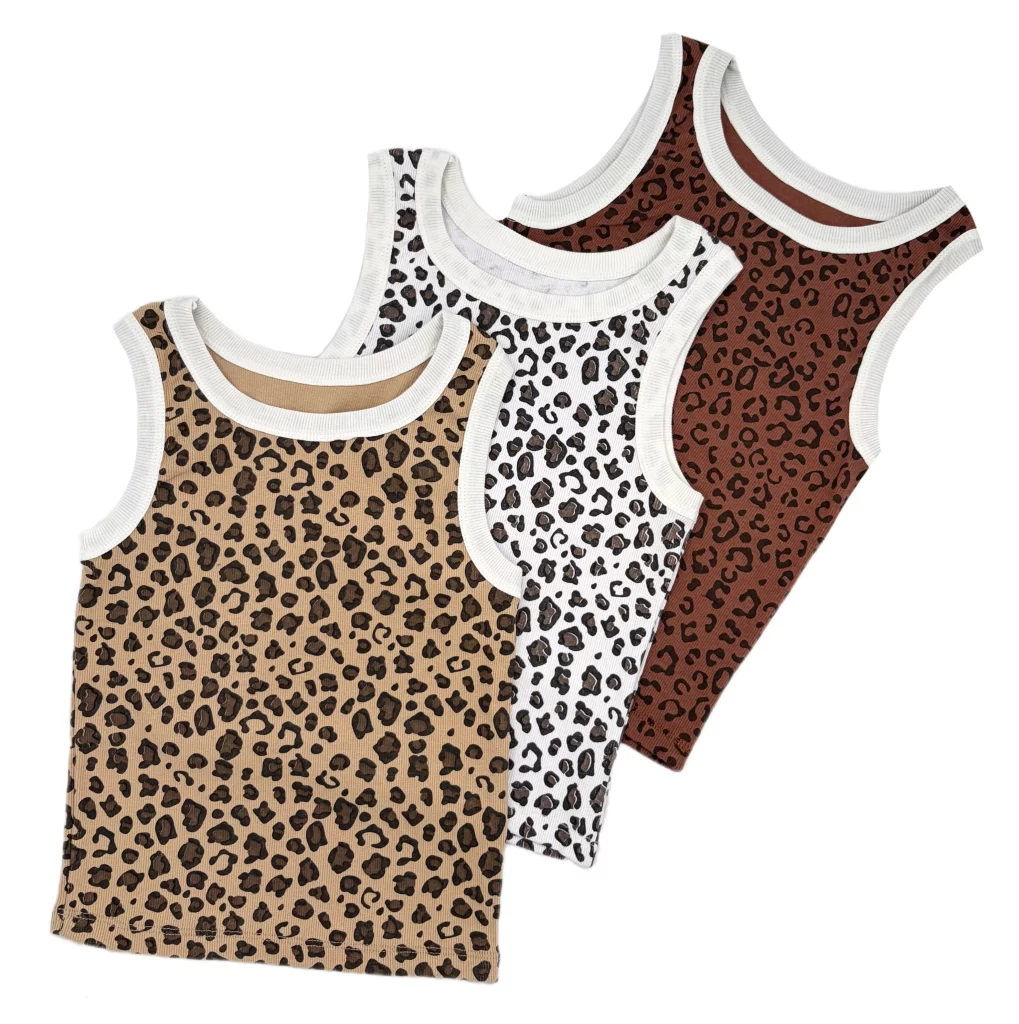 کراپ تاپ زنانه پلنگی