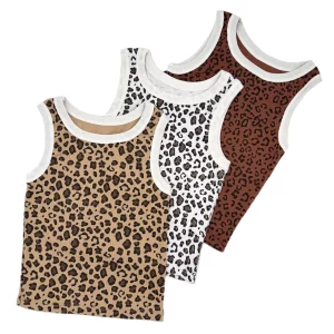 کراپ تاپ زنانه پلنگی