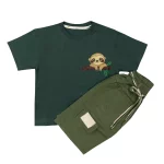 ست تیشرت و شلوارک  پسرانه طرح کوالا  |  کد  1831/1832 (ارسال رایگان) - Image 3