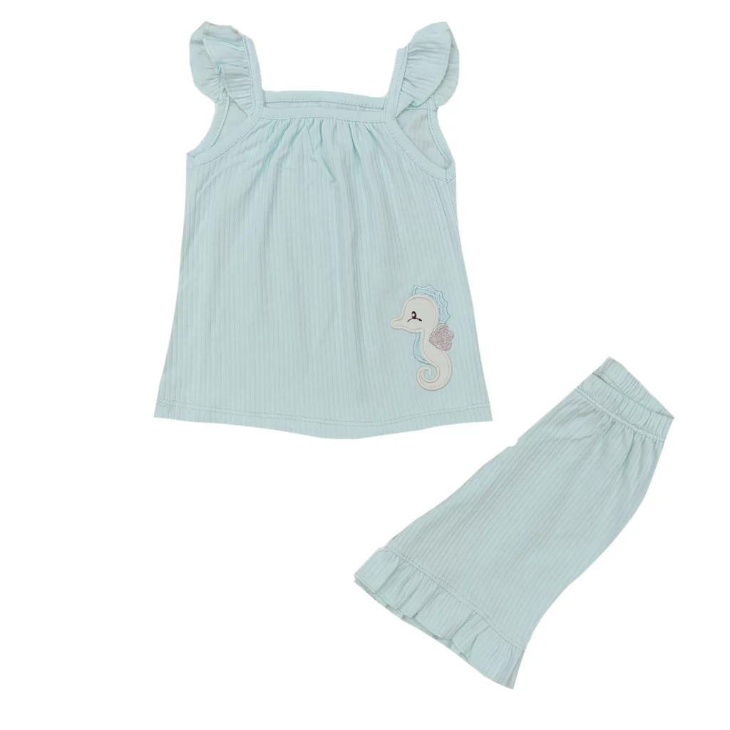 ست تاپ وشلوارک نوزادی