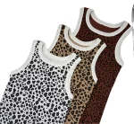 تاپ زنانه پلنگی قد بلند