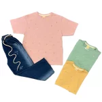 ست تیشرت و شلوار جین دخترانه نگینی| کد1306  (ارسال رایگان) - Image 2